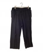 Y'sワイズ）の古着「ワイドパンツ」｜ブラック