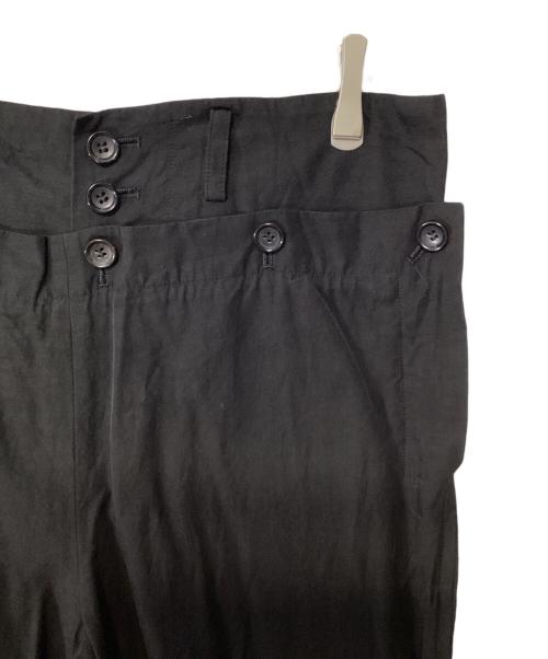 Y's（ワイズ）Y's (ワイズ) ワイドパンツ ブラック サイズ:4の古着・服飾アイテム