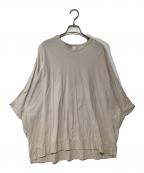 NO CONTROL AIRノーコントロールエアー）の古着「ハイツイステッドコットン度詰め天竺ドルマンスリーブプルオーバー」｜ベージュ