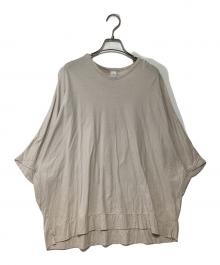 NO CONTROL AIR（ノーコントロールエアー）の古着「	ハイツイステッドコットン度詰め天竺ドルマンスリーブプルオーバー」｜ベージュ