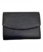 LOUIS VUITTONルイ ヴィトン）の古着「ポルトモネ・サーンプル　エピ」｜ノワール