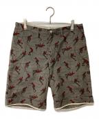 WHITE MOUNTAINEERINGホワイトマウンテ二アニング）の古着「ハーフパンツ」｜グレー