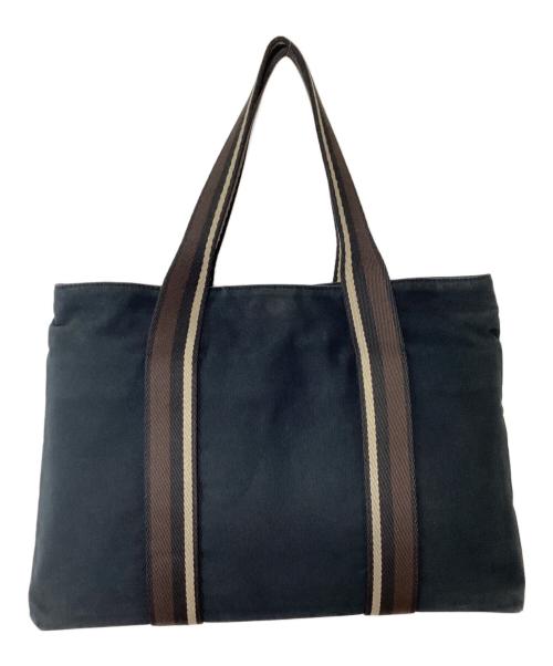 HERMES（エルメス）HERMES (エルメス) トロカホリゾンタルMM ブラック×ブラウンの古着・服飾アイテム