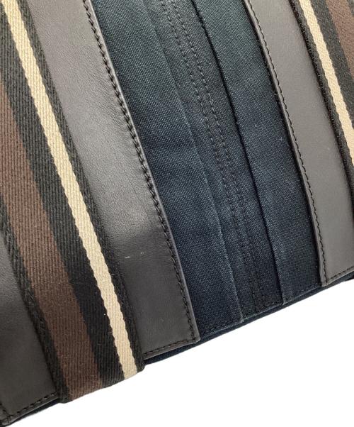 HERMES（エルメス）HERMES (エルメス) トロカホリゾンタルMM ブラック×ブラウンの古着・服飾アイテム