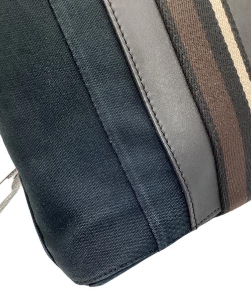 HERMES（エルメス）HERMES (エルメス) トロカホリゾンタルMM ブラック×ブラウンの古着・服飾アイテム