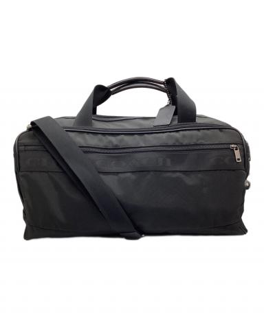 【美品】コーチ ボストンバッグ 2way ロゴテープ ブラック F77192 中古・古着通販】COACH (コーチ) 2WAYボストンバッグ ブラック