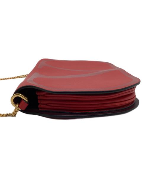 VALENTINO GARAVANI（ヴァレンティノ・ガラヴァーニ）VALENTINO GARAVANI (ヴァレンティノ・ガラヴァーニ) ショルダーポーチ レッドの古着・服飾アイテム