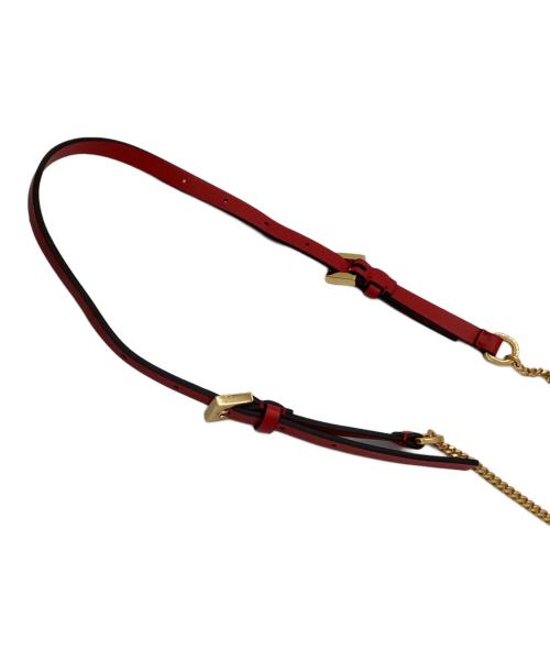 VALENTINO GARAVANI（ヴァレンティノ・ガラヴァーニ）VALENTINO GARAVANI (ヴァレンティノ・ガラヴァーニ) ショルダーポーチ レッドの古着・服飾アイテム