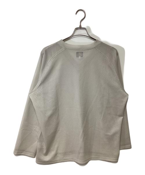 Needles（ニードルズ）Needles (ニードルズ) V-Neck Tee - Raschel Lace グレー サイズ:Lの古着・服飾アイテム