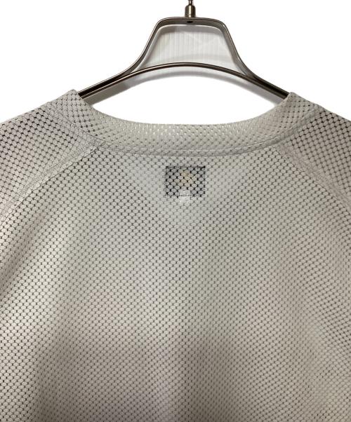 Needles（ニードルズ）Needles (ニードルズ) V-Neck Tee - Raschel Lace グレー サイズ:Lの古着・服飾アイテム