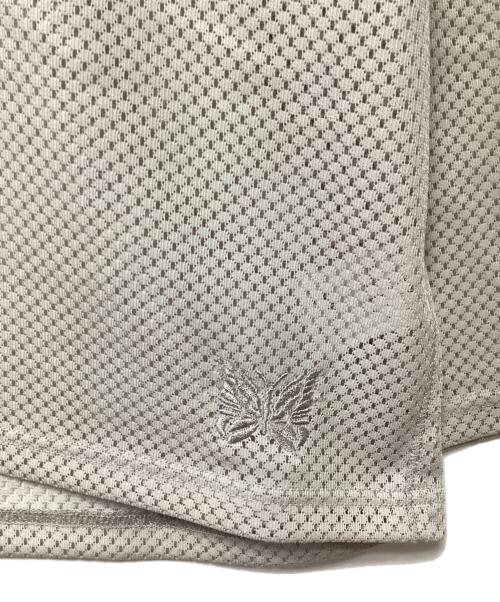 Needles（ニードルズ）Needles (ニードルズ) V-Neck Tee - Raschel Lace グレー サイズ:Lの古着・服飾アイテム