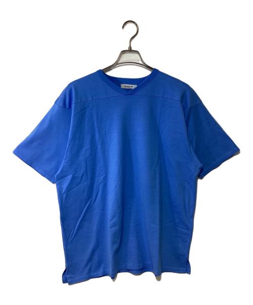 nonnative（ノンネイティブ）nonnative (ノンネイティブ) COACH S/S V-NECK TEE COTTON JERSEY OVERDYED ブルー サイズ:2 未使用品の古着・服飾アイテム