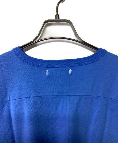 nonnative（ノンネイティブ）nonnative (ノンネイティブ) COACH S/S V-NECK TEE COTTON JERSEY OVERDYED ブルー サイズ:2 未使用品の古着・服飾アイテム