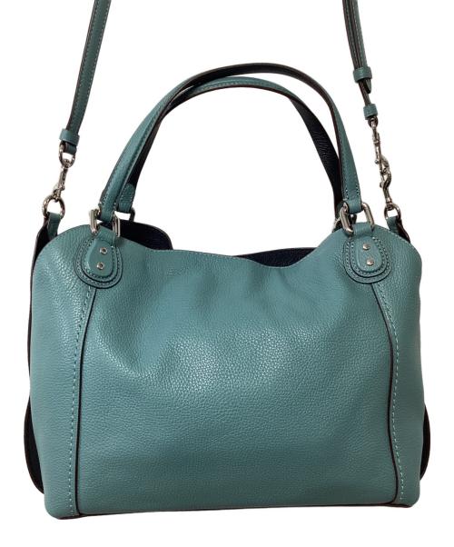 COACH（コーチ）COACH (コーチ) 2WAYショルダーバッグ ブルーの古着・服飾アイテム