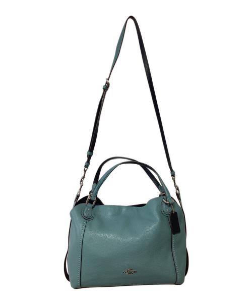 COACH（コーチ）COACH (コーチ) 2WAYショルダーバッグ ブルーの古着・服飾アイテム