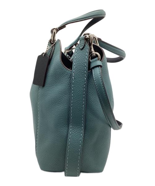 COACH（コーチ）COACH (コーチ) 2WAYショルダーバッグ ブルーの古着・服飾アイテム