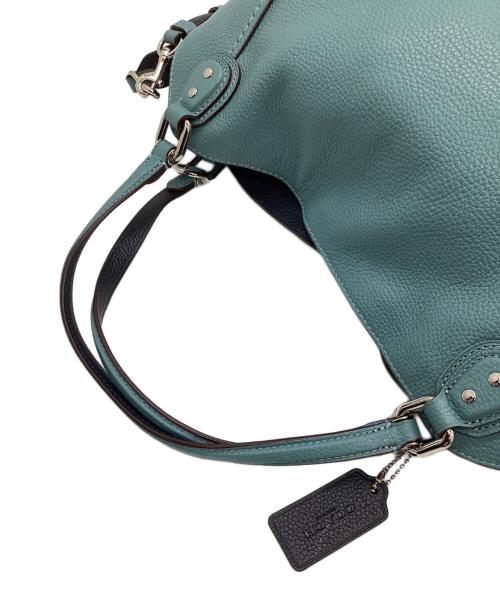 COACH（コーチ）COACH (コーチ) 2WAYショルダーバッグ ブルーの古着・服飾アイテム