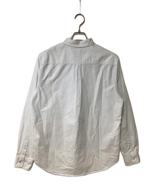 stussy（ステューシー）stussy (ステューシー) 長袖シャツ スカイブルー×ホワイト サイズ:Mの古着・服飾アイテム
