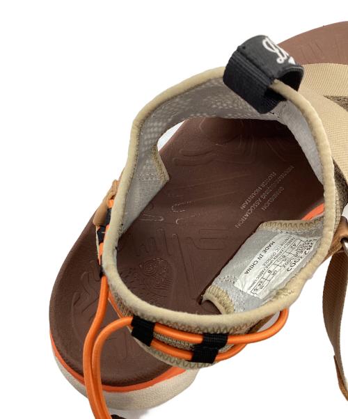 Danner（ダナー）Danner (ダナー) Flower MOUNTAIN (フラワーマウンテン) ストラップサンダル ベージュ×ブラウン サイズ:26.5の古着・服飾アイテム