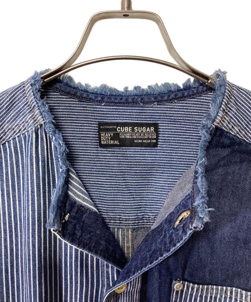 Cube Sugar（キューブシュガー）Cube Sugar (キューブシュガー) デニムジャケット ネイビー サイズ:SIZE Mの古着・服飾アイテム