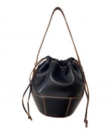 VASIC（ヴァジック）の古着「ハンドバッグ」｜ブラック×ブラウン