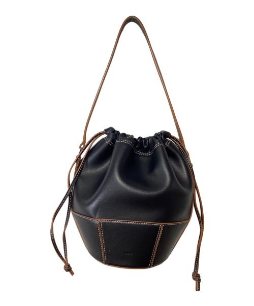 VASIC（ヴァジック）VASIC (ヴァジック) ハンドバッグ ブラック×ブラウンの古着・服飾アイテム