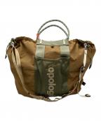 TOPOLOGIEトポロジー）の古着「サミットトート」｜ブラウン×カーキ