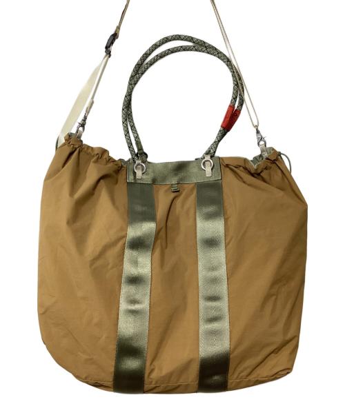 TOPOLOGIE（トポロジー）TOPOLOGIE (トポロジー) サミットトート ブラウン×カーキの古着・服飾アイテム
