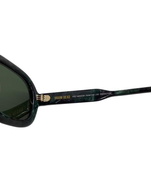 BRAIN DEAD（ブレインデッド）BRAIN DEAD (ブレインデッド) サングラス　NEWMAN グリーン サイズ:49□25-145の古着・服飾アイテム