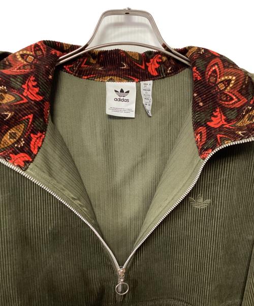 adidas（アディダス）adidas (アディダス) M HOODIE(CORDUROY) カーキ サイズ:XLの古着・服飾アイテム