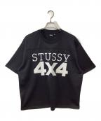 stussyステューシー）の古着「4X4 MESH FOOTBALL JERSEY」｜ブラック