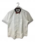 BLACK LABEL CRESTBRIDGEブラックレーベル クレストブリッジ）の古着「半袖シャツ」｜ホワイト