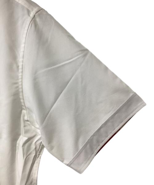 BLACK LABEL CRESTBRIDGE（ブラックレーベル クレストブリッジ）BLACK LABEL CRESTBRIDGE (ブラックレーベル クレストブリッジ) 半袖シャツ ホワイト サイズ:Lの古着・服飾アイテム