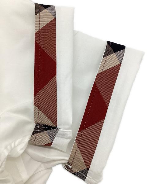 BLACK LABEL CRESTBRIDGE（ブラックレーベル クレストブリッジ）BLACK LABEL CRESTBRIDGE (ブラックレーベル クレストブリッジ) 半袖シャツ ホワイト サイズ:Lの古着・服飾アイテム