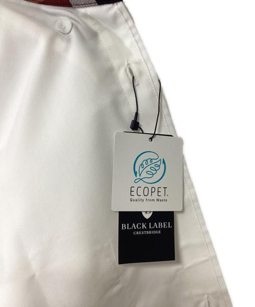BLACK LABEL CRESTBRIDGE（ブラックレーベル クレストブリッジ）BLACK LABEL CRESTBRIDGE (ブラックレーベル クレストブリッジ) 半袖シャツ ホワイト サイズ:Lの古着・服飾アイテム