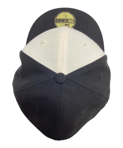 FOG ESSENTIALS（フィアオブゴッド エッセンシャル）FOG ESSENTIALS (フィアオブゴッド エッセンシャル) New Era (ニューエラ) キャップ　59FIFTY ブラック×ホワイト サイズ:7 7/8の古着・服飾アイテム