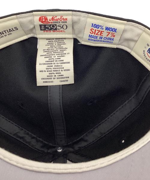 FOG ESSENTIALS（フィアオブゴッド エッセンシャル）FOG ESSENTIALS (フィアオブゴッド エッセンシャル) New Era (ニューエラ) キャップ　59FIFTY ブラック×ホワイト サイズ:7 7/8の古着・服飾アイテム