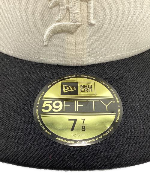 FOG ESSENTIALS（フィアオブゴッド エッセンシャル）FOG ESSENTIALS (フィアオブゴッド エッセンシャル) New Era (ニューエラ) キャップ　59FIFTY ブラック×ホワイト サイズ:7 7/8の古着・服飾アイテム