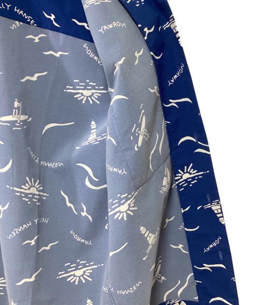 HELLY HANSEN（ヘリーハンセン）HELLY HANSEN (ヘリーハンセン) アロハシャツ ブルー×ホワイト サイズ:Lの古着・服飾アイテム