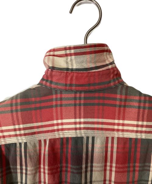 RRL（ダブルアールエル）RRL (ダブルアールエル) 長袖シャツ マルチカラー レッド サイズ:Sの古着・服飾アイテム