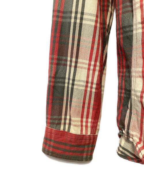 RRL（ダブルアールエル）RRL (ダブルアールエル) 長袖シャツ マルチカラー レッド サイズ:Sの古着・服飾アイテム