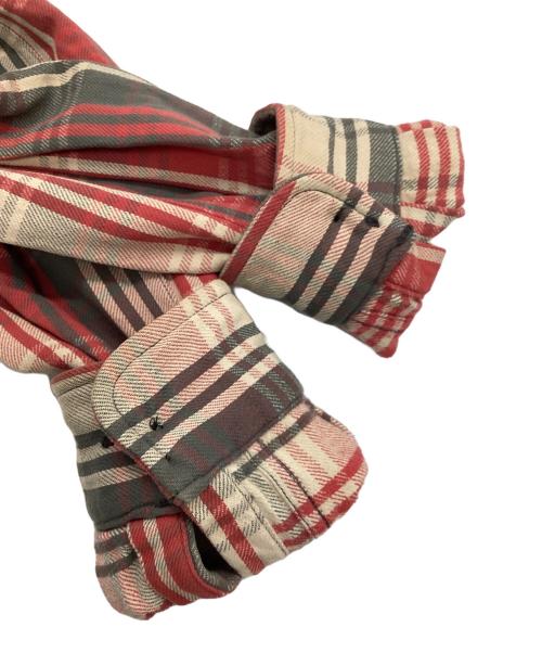 RRL（ダブルアールエル）RRL (ダブルアールエル) 長袖シャツ マルチカラー レッド サイズ:Sの古着・服飾アイテム