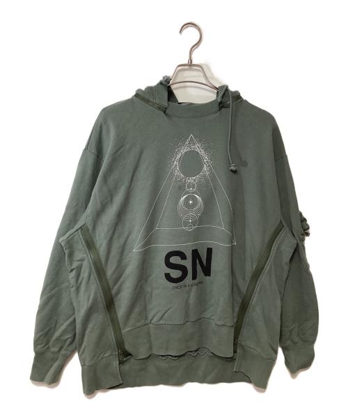 UNDERCOVER（アンダーカバー）UNDERCOVER (アンダーカバー) プルオーバーパーカー グリーン サイズ:3の古着・服飾アイテム