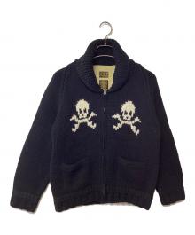 CUSHMAN（クッシュマン）の古着「ニットジャケット」｜ブラック