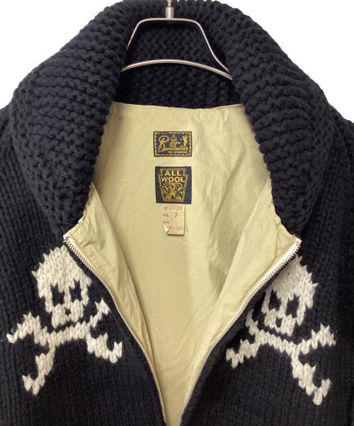 CUSHMAN（クッシュマン）CUSHMAN (クッシュマン) ニットジャケット ブラック サイズ:2の古着・服飾アイテム