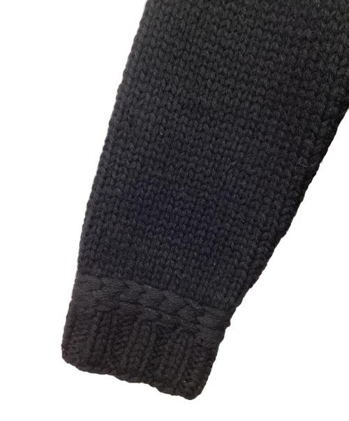 CUSHMAN（クッシュマン）CUSHMAN (クッシュマン) ニットジャケット ブラック サイズ:2の古着・服飾アイテム