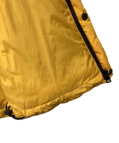 DIESEL（ディーゼル）DIESEL (ディーゼル) フーディーパディングジャケット イエロー サイズ:8Yの古着・服飾アイテム
