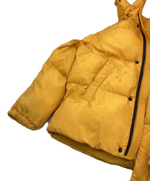 DIESEL（ディーゼル）DIESEL (ディーゼル) フーディーパディングジャケット イエロー サイズ:8Yの古着・服飾アイテム
