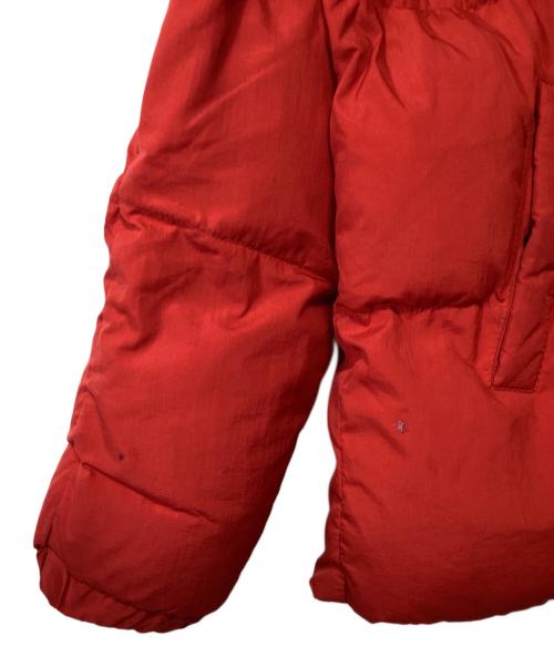 DIESEL（ディーゼル）DIESEL (ディーゼル) フーディーパディングジャケット レッド サイズ:8Yの古着・服飾アイテム