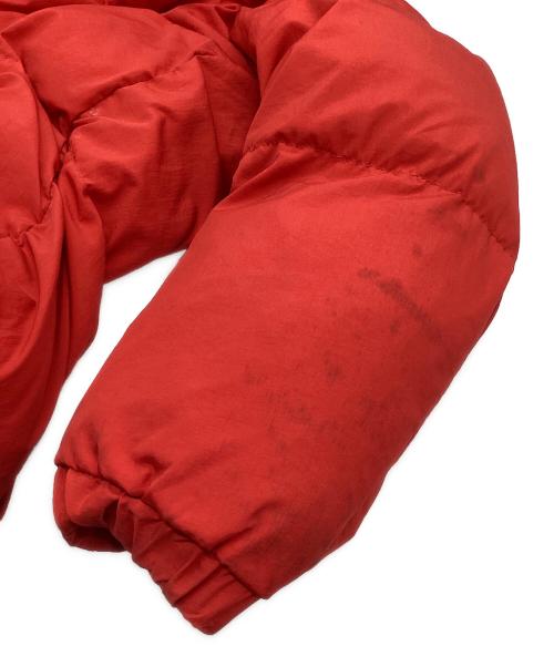 DIESEL（ディーゼル）DIESEL (ディーゼル) フーディーパディングジャケット レッド サイズ:8Yの古着・服飾アイテム